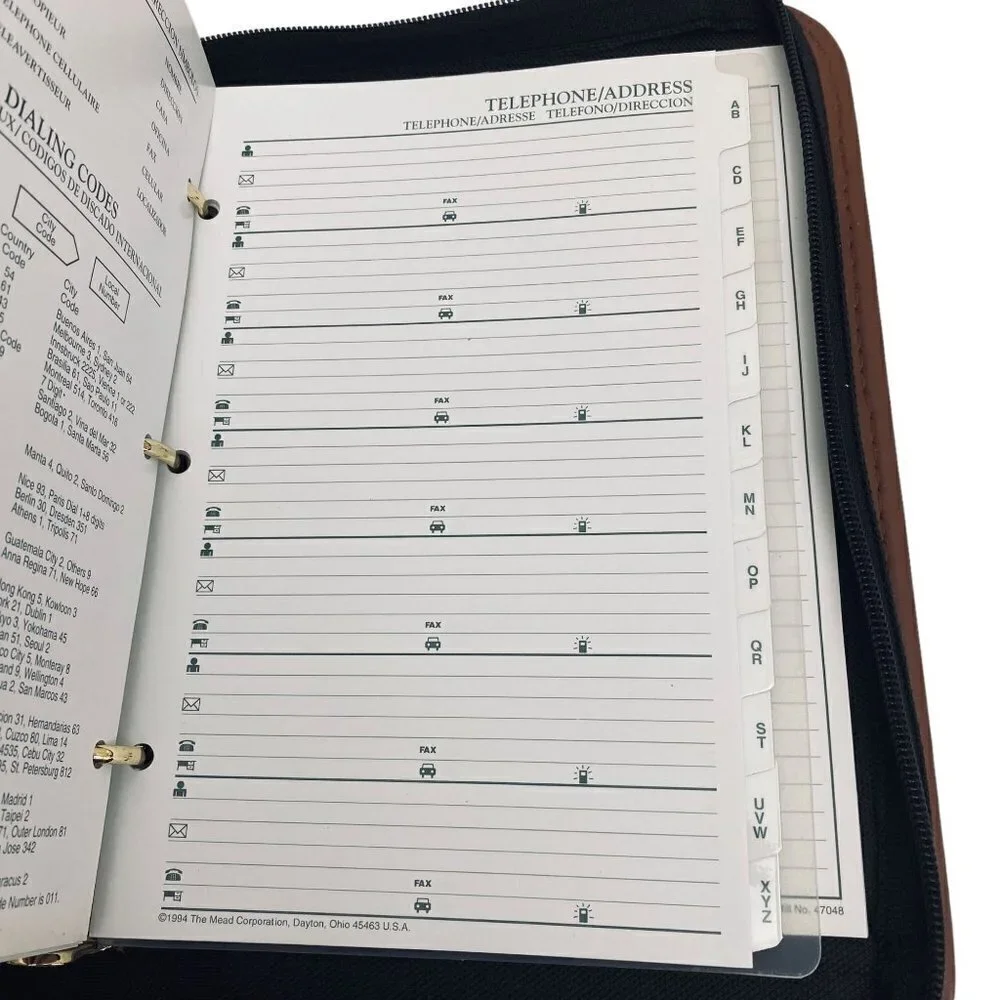 Cambridge binder organizer